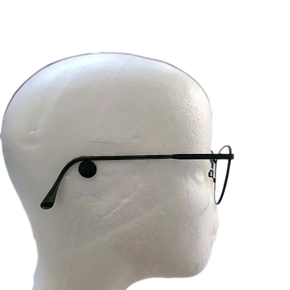 Fratelli Lozza Eyeglasses Frame Plymouth Round Metal 49-19 135 Green Ivy Italy